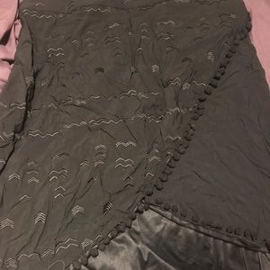 Lane Bryant. Skirt with pompom fringe. 24